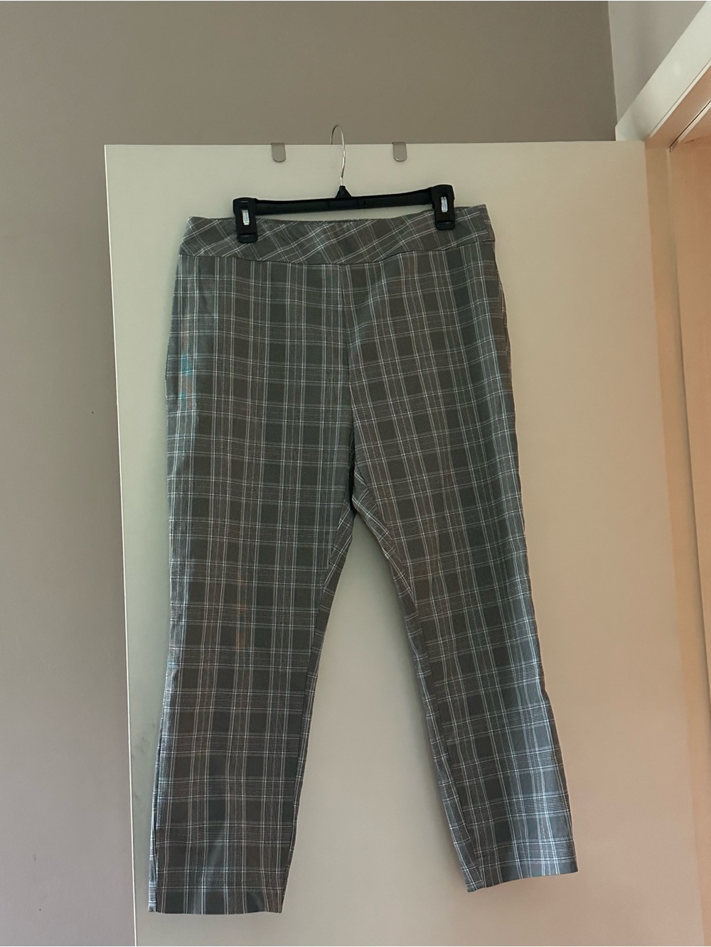 Jules & Leopold Gray Plaid Dress Trousers